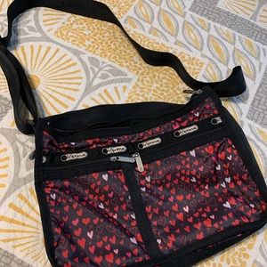 LeSportsac Hearts Print Crossbody
